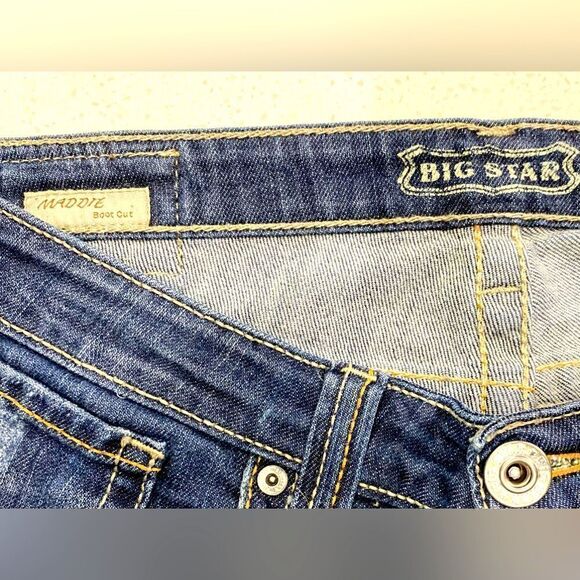 Big Star 28x32 Maddie Bootcut Mid Rise Stretch Women’s Jeans EUC - Picture 8 of 12